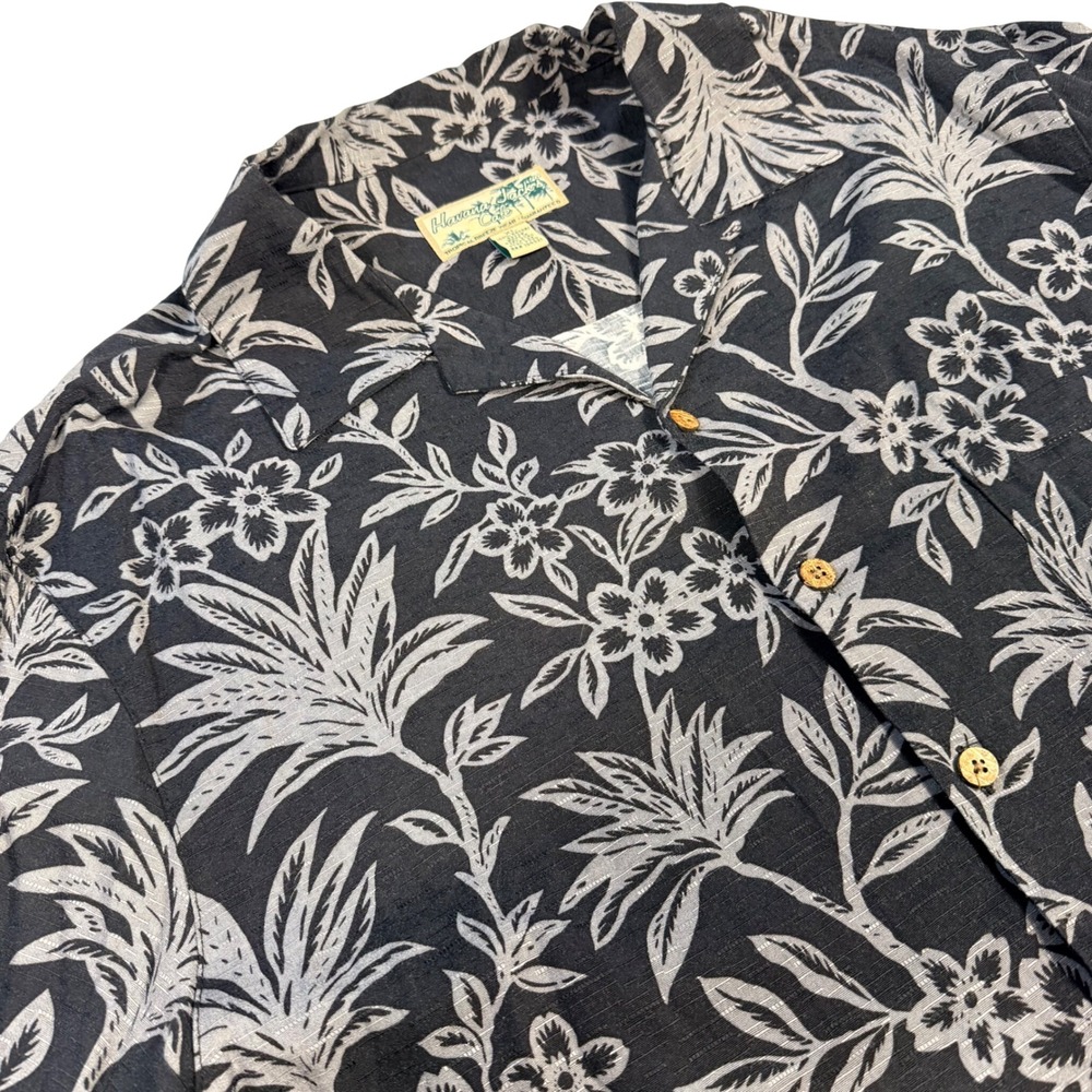 Havana Jacks Cafe Tropical Breeze Mens XL Short Sleeve Button Up Shirt Rayon - Picture 2 of 9